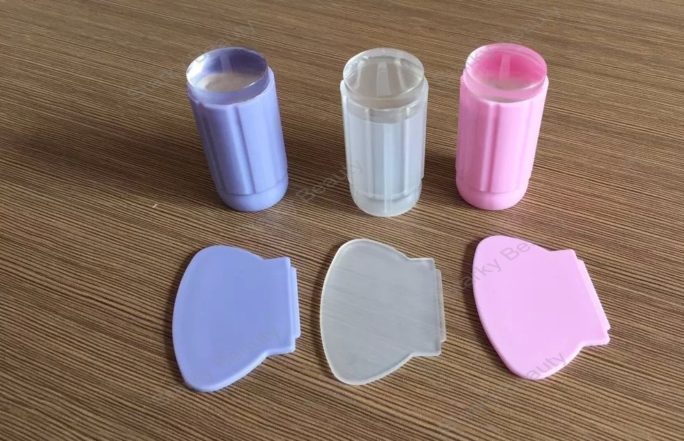 Clear nail art stamper; transparent jelly nail art stamp stamper