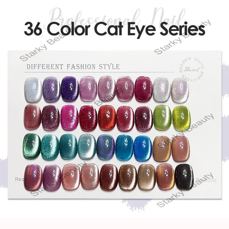 2025 New Spring/Summer Popular Glass Bead Porcelain White Cat Eye Gel Nail Shop Exclusive