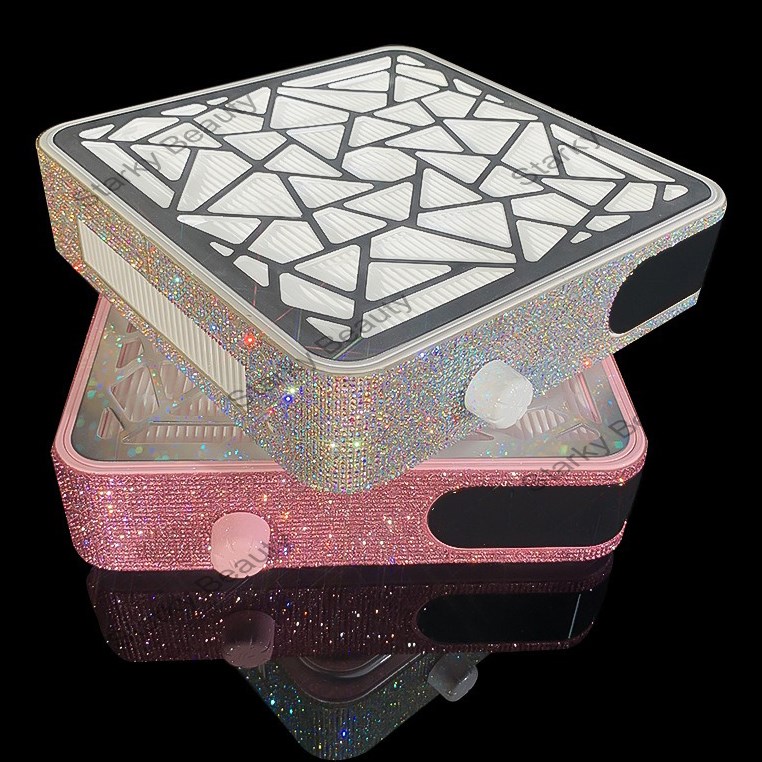 48W Nail art vacuum cleaner with diamond and high suction power for polishing and removing nails