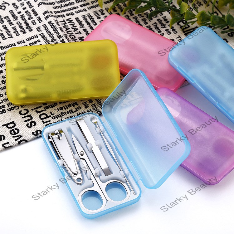 cheap 4pcs sets nail beauty manicure set travel beauty nail set