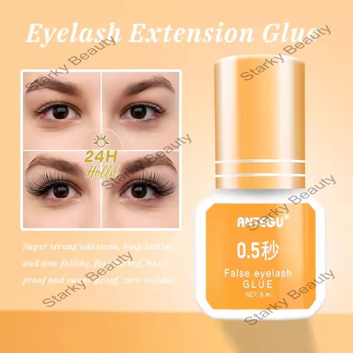 Professional Eyelash Extension Glue 6ml Hypoallergenic Fast Curing Durable