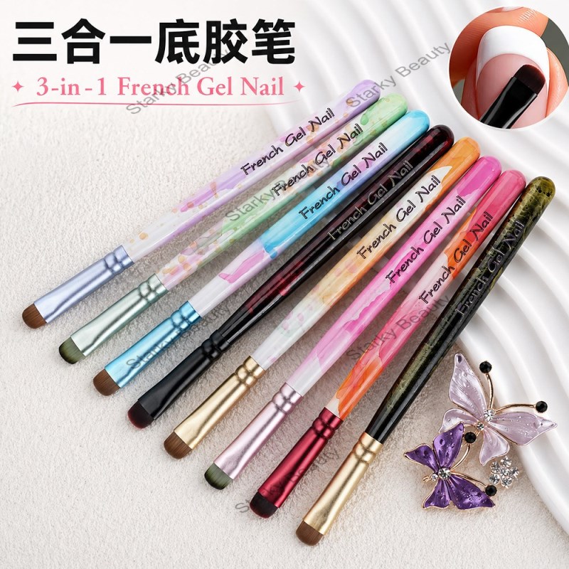 French Nail Art Flowers Drawing Pen Versatile Manicure Tool for Professional And Home Use