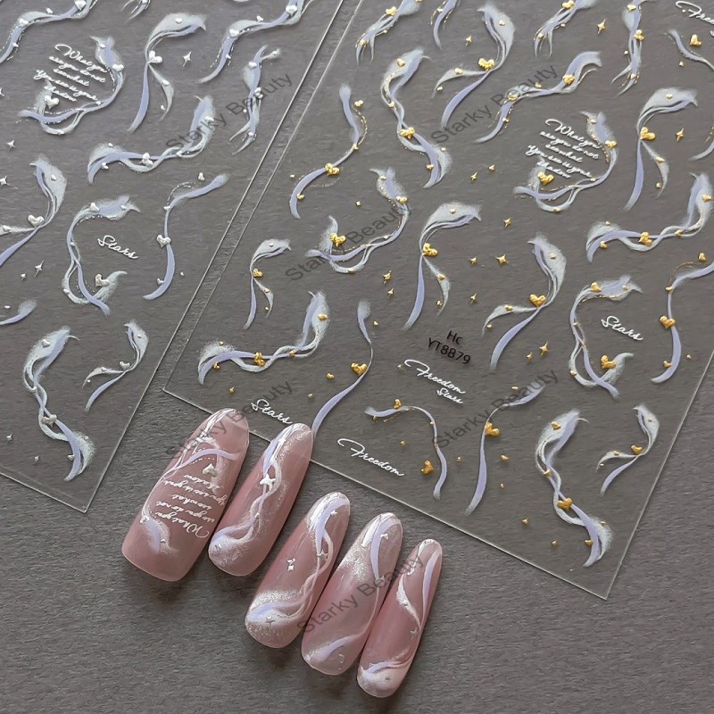Love nail stickers, Korean nail art stickers,  Butterfly nail art accessories, factory wholesale