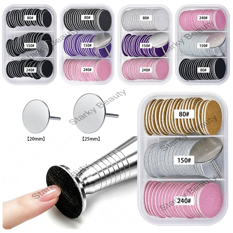 Nail Scrub Set Nail Trimming and Polishing, Foot Scrap Polishing Tool - Foot Pad