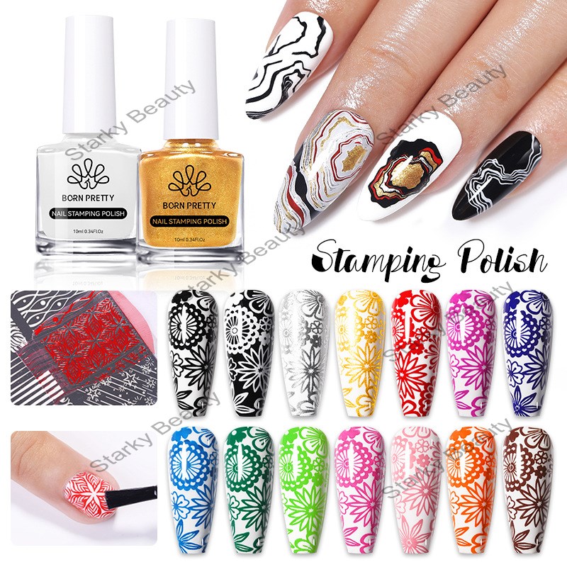 10ML Nail Printing Glue Color Painting Glue Printing Template Nail Shop Printing Glue