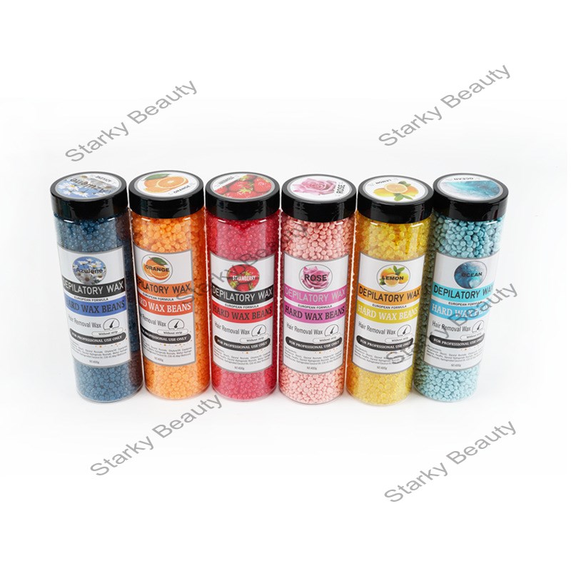 400g small particles wax-free paper solid hair removal hard wax soy wax beeswax hair removal