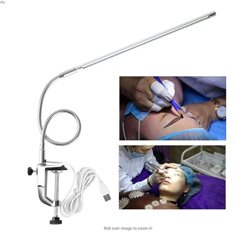 led desk lamp bedhead advanced clip lamp beauty nail art embroidery eyelash clip makeup light