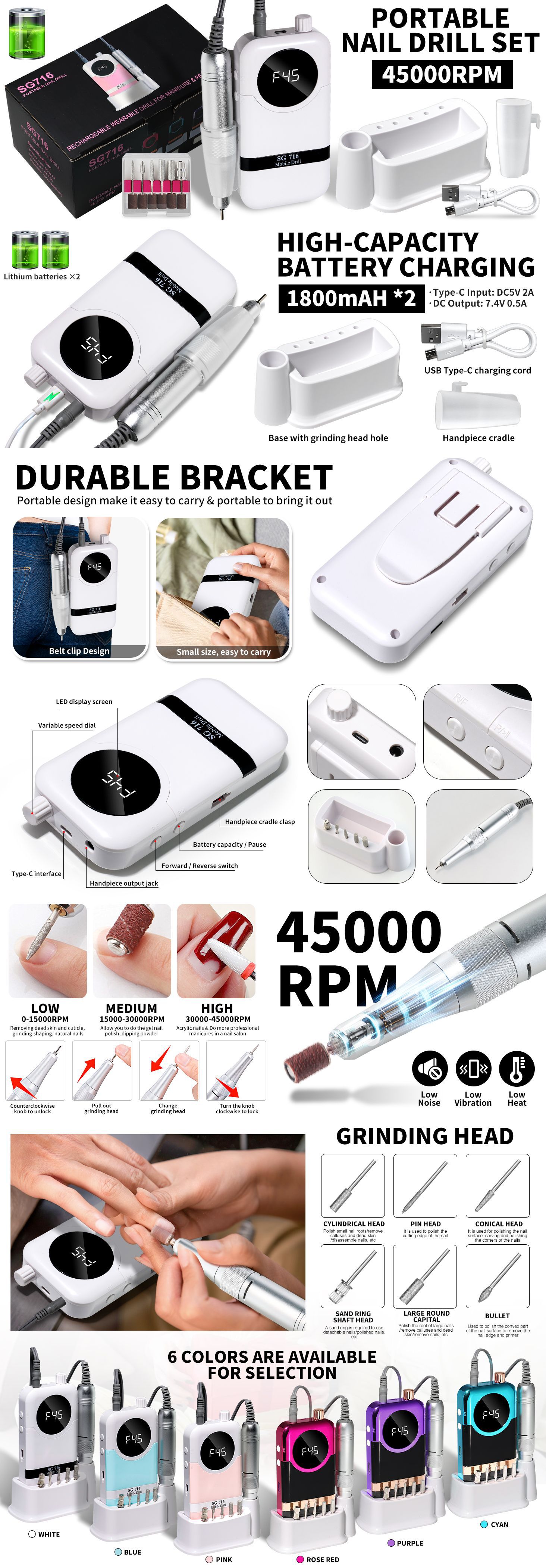 professional nail polish machine, nail removal machine, silent electric storage, nail polishing, na