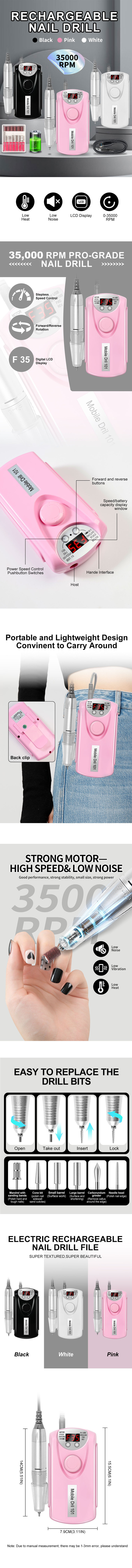 nail polishing machine charging 101 new nail tool portable high battery