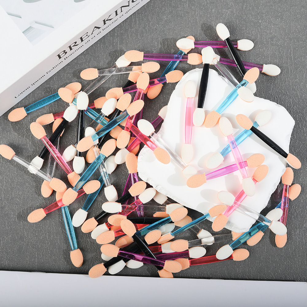 nail mirror paint mermaid powder sponge stick cotton stick gradual change pen  eye shadow sponge