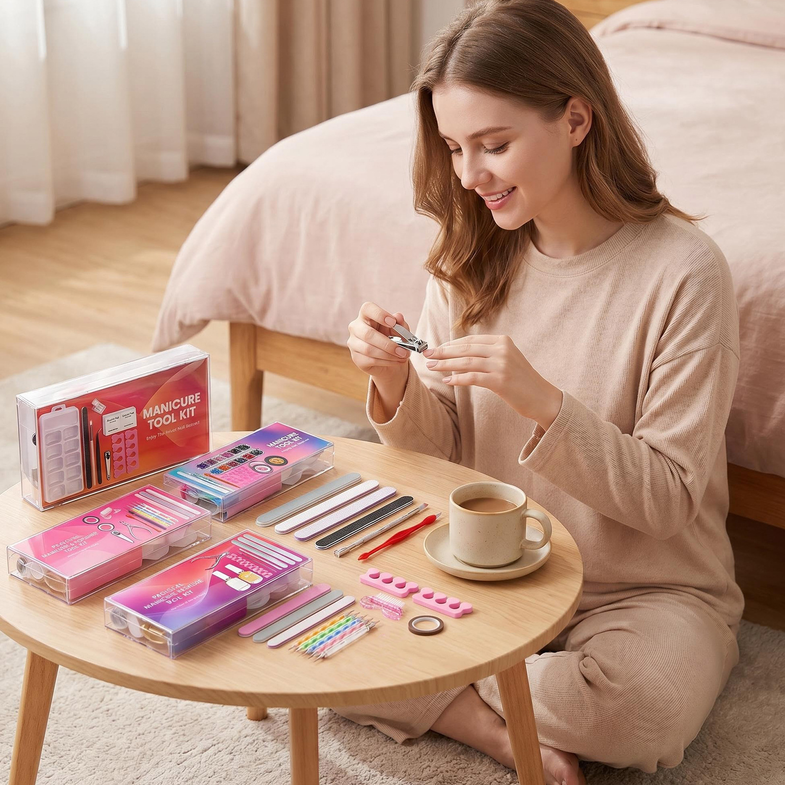 nail tools, nail care, nail removal set, nail scarf, nail removal clip, polishing and polishing set