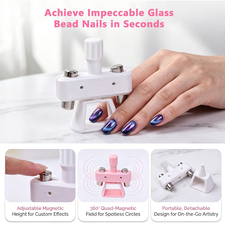 glass bead rotating cat eye magnet automatically draws 3d cat eye magnet in seconds