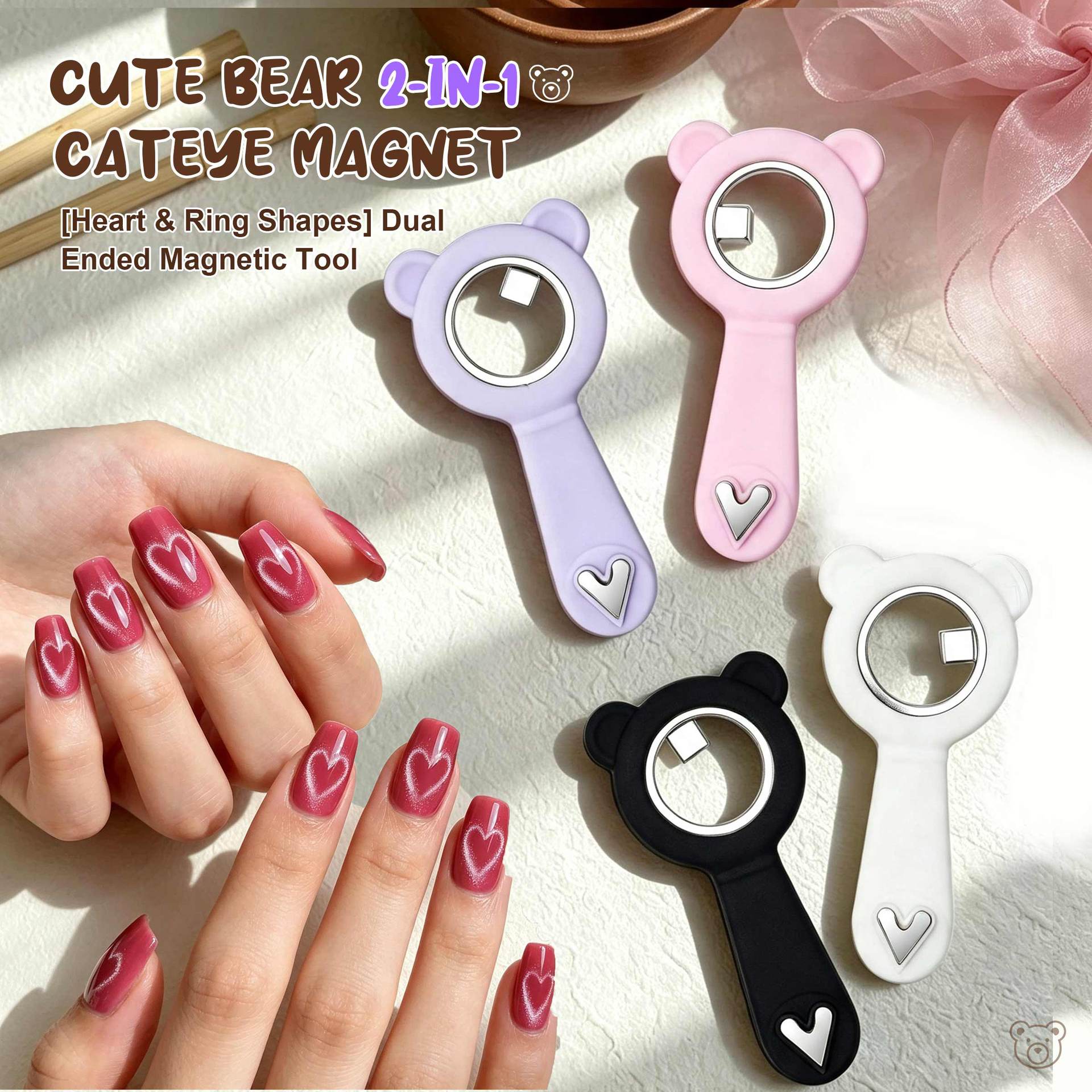 magnet panda eye magnet seven in one crystal cat eye nail oil adhesive special strong cylinder