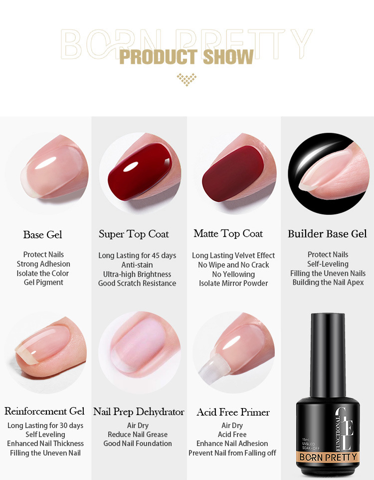nail functional adhesive 15ml bottom adhesive seal matte seal nail base gel