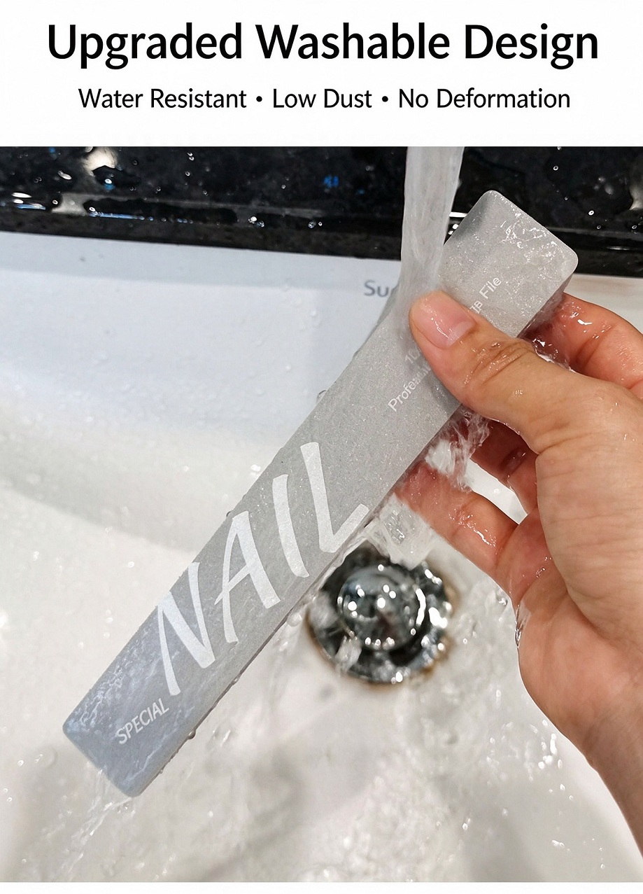 nail file high elasticity double-sided washable eva sponge sand strip